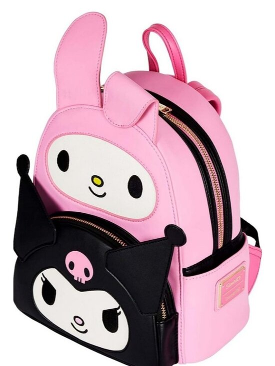 Loungefly NWOT Sanrio My Melody Kuromi Double Pocket Womens backpack main image 8